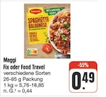 nah und gut Eisingen - Fix oder Food Travel Angebot im Prospekt Fix oder Food Travel bei nah und gut im Eisingen Prospekt für 0,49 €