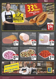 Wurst im aktuellen E center Prospekt (Erlangen) Wurst im E center Prospekt "Wir lieben Lebensmittel!" mit 28 Seiten (Erlangen)
