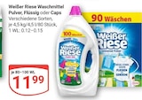 Waschmittel Pulver im Angebot bei GLOBUS in Plauen Waschmittel Pulver Angebote von Weißer Riese bei GLOBUS Plauen für 11,99 €