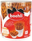 Assortiment de sticks & bretzels - BOEHLI en promo chez Intermarché Assortiment de sticks & bretzels - BOEHLI dans le catalogue Intermarché