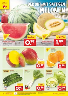 Gemüse im Netto Marken-Discount Prospekt "Aktuelle Angebote" mit 61 Seiten (Hamburg)