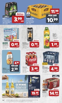 Coca Cola im combi Prospekt "Markt - Angebote" mit 33 Seiten (Detmold)