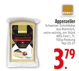 Appenzeller im EDEKA Prospekt Appenzeller von Edeka im aktuellen EDEKA Prospekt für 3,79 €