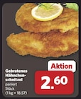 Gebratenes Hähnchenschnitzel im aktuellen combi Prospekt