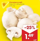 Champignons weiß bei Netto Marken-Discount im Hessisch Lichtenau Prospekt für 1,49 €