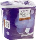 Culottes Hygiène Adulte Medium nuit - CASINO à 5,50 € dans le catalogue Géant Casino
