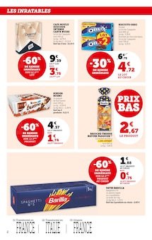 Catalogue Super U de la semaine "Super U" avec 2 pages, valide du 17/06/2025 au 29/06/2025 pour Roche-lez-Beaupré et alentours Prospectus Super U de la semaine "Super U" avec 2 pages, valide du 17/06/2025 au 29/06/2025 pour Roche-lez-Beaupré et alentours