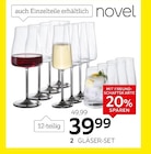 Gläser-Set „Sydney“ von Novel im aktuellen XXXLutz Möbelhäuser Prospekt für 39,99 €
