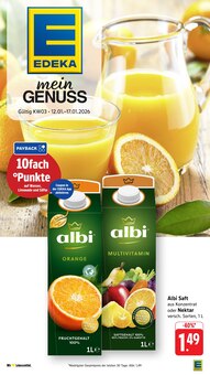 Saft im EDEKA Prospekt "Aktuelle Angebote" mit 55 Seiten (Stuttgart)