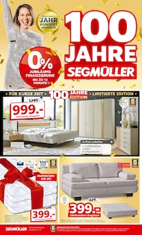 Couch im Segmüller Prospekt "100 JAHRE SEGMÜLLER" mit 8 Seiten (Oberhausen)