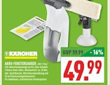 AKKU-FENSTERSAUGER „WV 1 Plus“ im Angebot bei Marktkauf in Bochum AKKU-FENSTERSAUGER „WV 1 Plus“ Angebote von Kärcher bei Marktkauf Bochum für 49,99 €