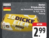 Aktuelles 10 frische dicke Eier Angebot bei EDEKA in Chemnitz ab 2,99 €