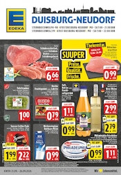 EDEKA Discounter Prospekt der aktuellen Woche mit 28 Seiten, gültig von 21.09.2026 bis 26.09.2026, in Duisburg und Umgebung Aktueller EDEKA Discounter Prospekt in Duisburg und Umgebung, "Aktuelle Angebote" mit 28 Seiten, 21.09.2026 - 26.09.2026