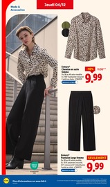 Pantalon Femme Angebote im Prospekt "Du foie gras à prix Lidl" von Lidl auf Seite 50