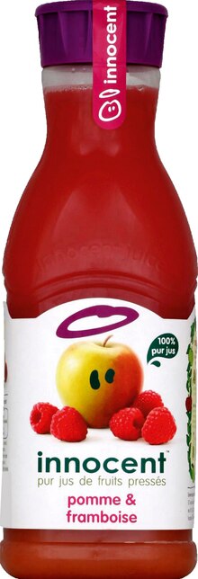 100% pur jus de fruits pomme & framboise - Monoprix à Rennes 100% pur jus de fruits pomme & framboise en promo chez Monoprix Rennes à 1,84 €