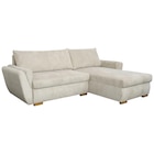 Funktionsecke Danzig beige Velourstoff B/H/T: ca. 229x86x167 cm  im aktuellen POCO Prospekt für 599,99 €