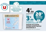 Papier toilette ultra doux triple epaisseur - U dans le catalogue U Express