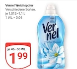Weichspüler im Angebot bei GLOBUS in Hürth Weichspüler Angebote von Vernel bei GLOBUS Hürth für 1,99 €