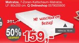 Aktuelle Matratze Angebote bei Opti-Megastore in Bremen Aktuelles 7-Zonen-Kaltschaum-Matratze Angebot bei Opti-Megastore in Bremen ab 159,00 €