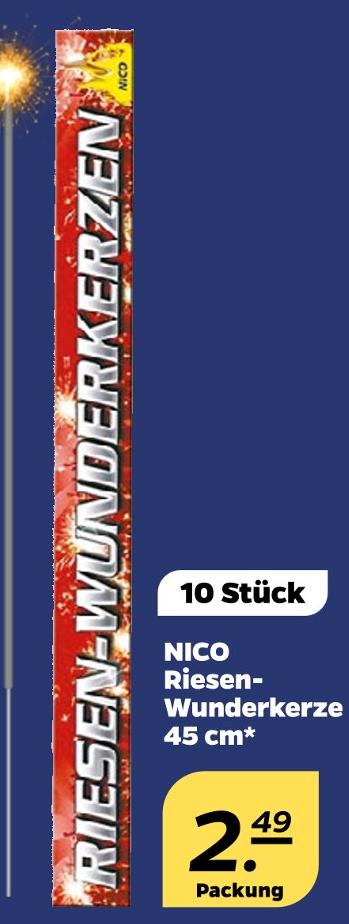 Riesen-Wunderkerze