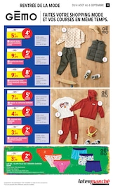 Promos Vêtements dans le catalogue "VIVEMENT LA FIN DES VACANCES" de Intermarché Super Vêtements en promo dans le catalogue Intermarché Super à la page 33