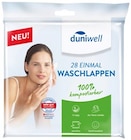 Einmalwaschlappen oder Einmal Baby-Waschlappen im REWE Prospekt Einmalwaschlappen oder Einmal Baby-Waschlappen von duniwell im aktuellen REWE Prospekt für 1,99 €