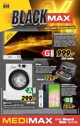 Aktueller MEDIMAX Elektromärkte Prospekt für Geesthacht: BLACK MAX mit 8} Seiten, 28.11.2025 - 05.12.2025