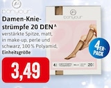 Damen-Kniestrümpfe 20 DEN Angebote von bonyour bei Kaufhaus Stolz Kiel für 3,49 €