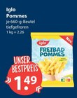 Pommes Angebote von Iglo bei V-Markt Regensburg für 1,49 €