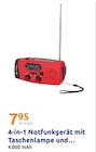 4-in-1 Notfunkgerät mit Taschenlampe und... bei Action im Hanerau-Hademarschen Prospekt für 7,95 €