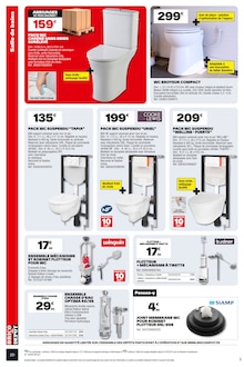 Promo WC dans le catalogue Brico Dépôt du moment à la page 20