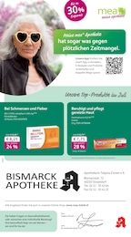 mea - meine apotheke Prospekt für Düsseldorf: "Unsere Juli-Angebote", 4 Seiten, 01.07.2025 - 31.07.2025