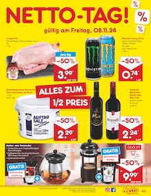 Energydrink im Netto Marken-Discount Prospekt "Aktuelle Angebote" mit 54 Seiten (Emden)