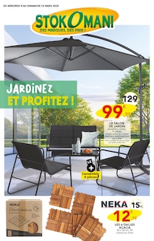 Prospectus Stokomani de la semaine "JARDINEZ ET PROFITEZ !" avec 1 pages, valide du 05/03/2025 au 23/03/2025 pour Bourgoin-Jallieu et alentours