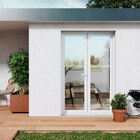 Porte fenêtre pvc 215x140 cm en promo chez Brico Dépôt Porte fenêtre pvc 215x140 cm dans le catalogue Brico Dépôt