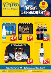 Coca Cola im Netto Marken-Discount Prospekt "DER ORT, AN DEM DU IMMER AUSGEZEICHNETE PREISE FINDEST." mit 6 Seiten (Schonungen)