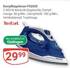 Aktuelle Bügeleisen Angebote bei GLOBUS in Saarbrücken Aktuelles Dampfbügeleisen FV2838 Angebot bei GLOBUS in Saarbrücken ab 29,99 €
