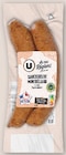 Saucisses de Montbeliard IGP cuites - U SAVEURS en promo à 2,72 € chez U Express Saucisses de Montbeliard IGP cuites - U SAVEURS dans le catalogue U Express