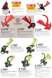Promos Broyeur De Végétaux dans le catalogue "Spécial coupe du bois" de Espace Emeraude Broyeur De Végétaux en promo dans le catalogue Espace Emeraude à la page 4