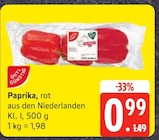 EDEKA - Paprika Angebot im Prospekt Paprika bei EDEKA im Prospekt "" für 0,99 €