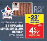 Promo 12 CHIPOLATAS SUPÉRIEURS AUX HERBES à 4,99 € dans le catalogue Aldi à Saint-Martin-de-Crau