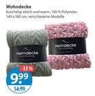 Wohndecke Angebote bei V-Markt Kaufbeuren für 9,99 €