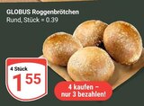 Aktuelles Roggenbrötchen Angebot bei GLOBUS in Trier ab 1,55 €