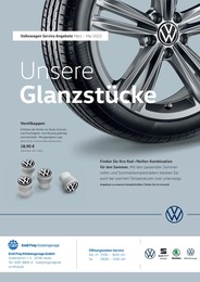Volkswagen Prospekt für Wesseln, Dithm mit 1 Seite Volkswagen Prospekt für Wesseln, Dithm: Unsere Glanzstücke, 1 Seite, 01.03.2022 - 31.05.2022