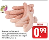 Hausmacher Bratwurst grob im Angebot bei E center in Fürth Hausmacher Bratwurst grob Angebote bei E center Fürth für 0,99 €