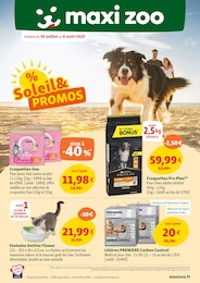 Catalogue Maxi Zoo à La Chapelle-Rousselin, avec 12 pages Prospectus Maxi Zoo à La Chapelle-Rousselin: "Soleil&Promos", 12} pages, 30/07/2025 - 06/08/2025