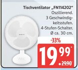 Tischventilator für 19,99 € bei Marktkauf im Angebot Tischventilator im aktuellen Marktkauf Prospekt