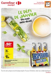 Bière Angebote im Prospekt "LE DÉFI DE JANVIER Un mois sans alcool" von Carrefour Market auf Seite 1