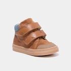 Bottillons à scratchs cuir bout renforcé camel bébé garçon à 27,99 € dans le catalogue La Halle
