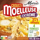 Pizza Crousti moelleuse extrême surgelée - MARIE en promo chez Carrefour Saint-Raphaël à 8,99 €